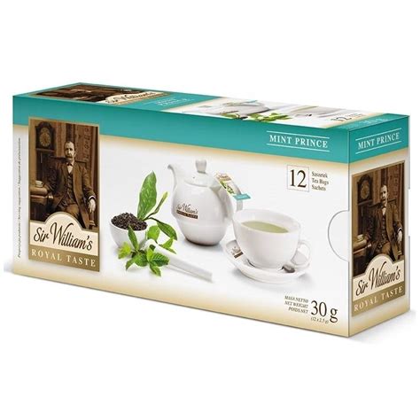 Sir Williams Royal Mint Prince Saszetek Herbata Zielona Coffee