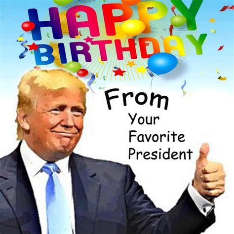 Trump Birthday Card - Etsy