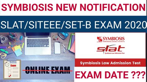 Symbiosis Slatsiteeeset B Exam 2020 New Update Online Exam Does