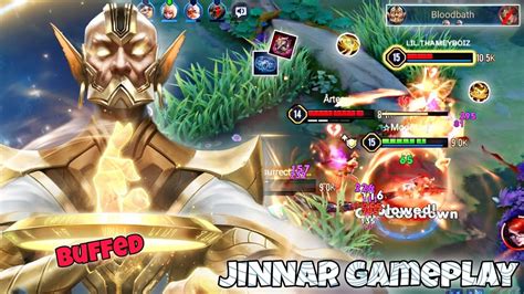 Jinnar Mid Lane Pro Gameplay New Season Buffed Arena Of Valor Li N