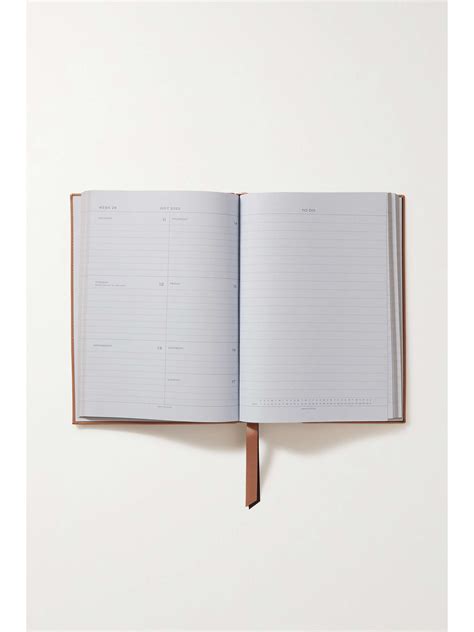 Smythson Soho Textured Leather Diary Net A Porter