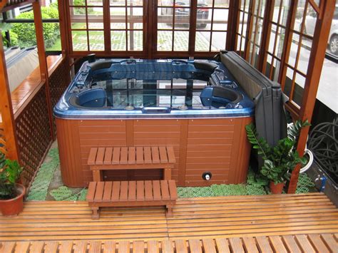 Sunrans Luxury Balboa Person Outdoor Hot Tub With Tv For Backyard Hydropool Aqua Sport Swim