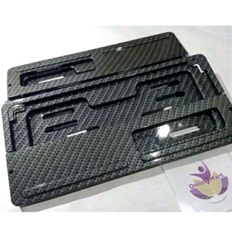 Jual Tutup Plat Nomor Karbon Rumah Plat Carbon Cover Plat Nomor Dudukan