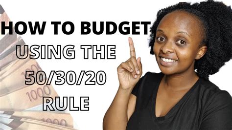 Budgeting For Beginners Master The 503020 Rule For Better Money Management Youtube