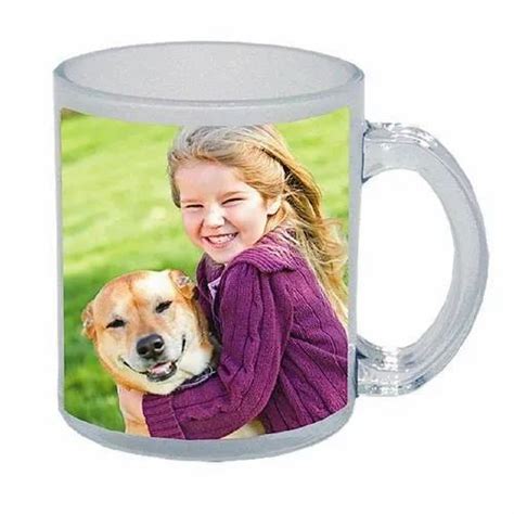 Sublimationwala Printed Sublimation Glass Mug For Office For Home At