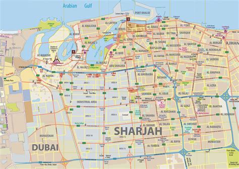 Sharjah Map | Hot Sex Picture