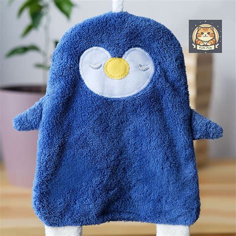 Полотенце для рук, детское, пингвин, синий, 1 шт. - купить с доставкой ...