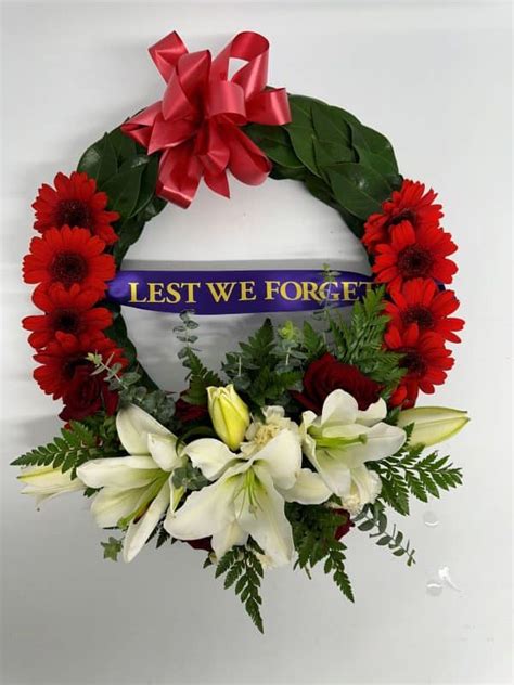 Wreath Anzac Peace Jan Maree Flowers