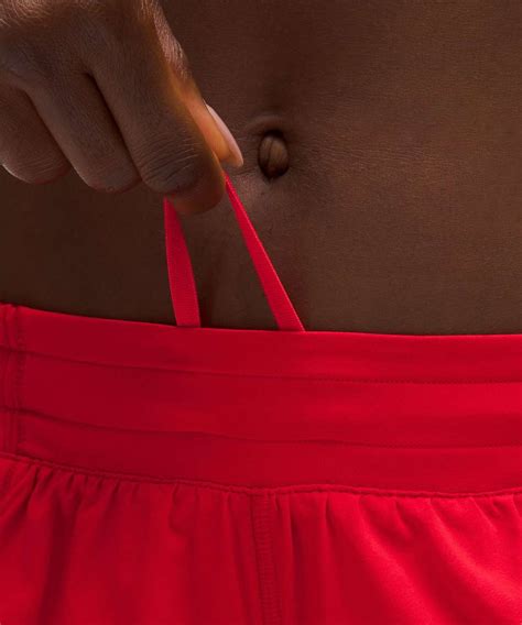 Lululemon Hotty Hot Low Rise Lined Short 2 5 Lulu Red Lulu Fanatics