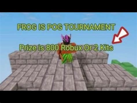 Roblox Bedwars Tournament For Kits Or Robux Youtube