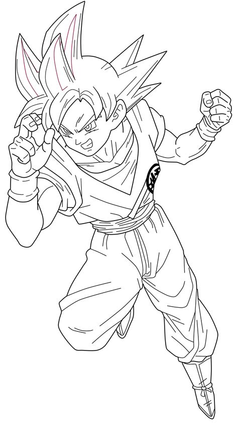 Goku Ssj Dios S Para Colorear Goku Ssj Dios S Para Imprimir Sexiz Pix