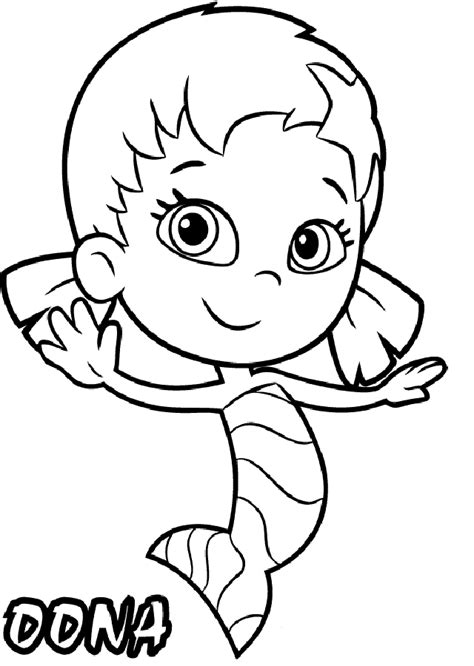 Dibujos Para Colorear De Bubble Guppies