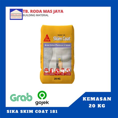 Jual Sika Wall Skim Coat Sika Plasteran Kg Shopee Indonesia