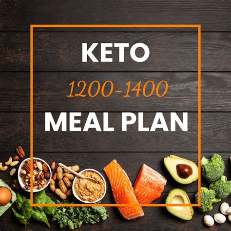 1200-1400 Calorie Keto Meal Plan Planner Weight Management Weight Loss ...