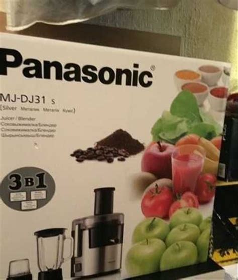 Соковыжималка panasonic mj-dj31stq, новая+ подарок | Festima.Ru ...