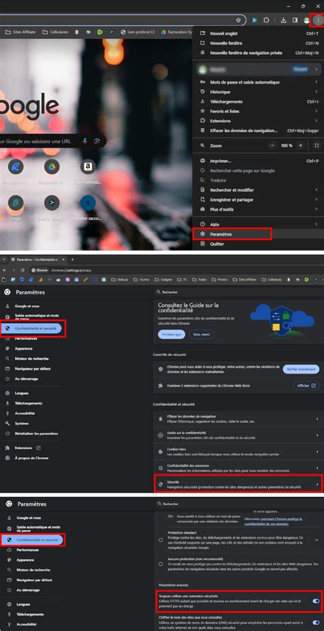 Comment toujours naviguer sur des sites sécurisés via Google Chrome