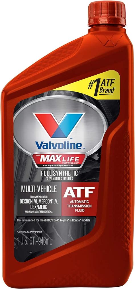 Valvoline DEXRON III MERCON MaxLife ATF Automatic Transmission Fluid