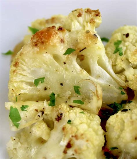 Cheesy Roasted Cauliflower Nutritious Deliciousness