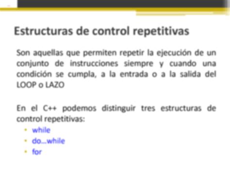 Solution Estructuras De Control Repetitivas Studypool