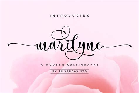 Descargar Fuente Marilyne Modern Calligraphy GRATIS En IFONT