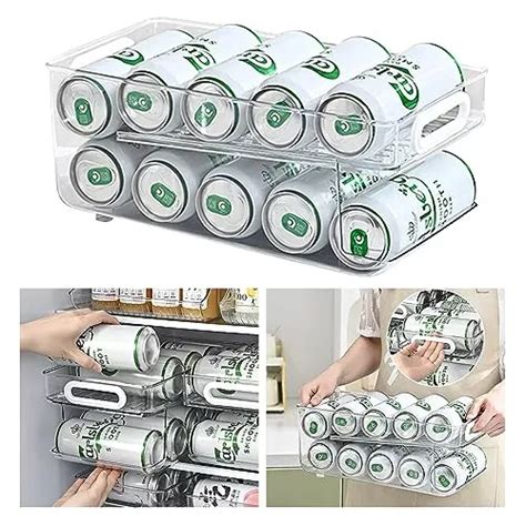 Organizador De Latas De Refresco Para Refrigerador Dispensa Cuotas