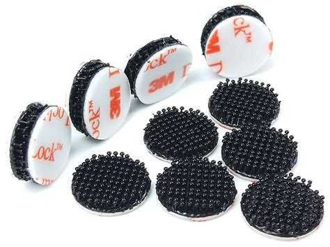 Dual Lock SJ3551 Black Type 400 Mushroom Reclosable Fastener Tape adhesive tape 22mm Die Cut circle