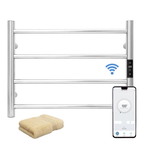 Keg Smart Wifi Towel Warmer Wall Mounted With Built In Timer And