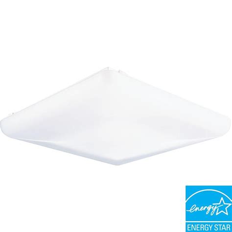 Envirolite 32 In Brushed Nickelwhite Low Profile Led Ceiling