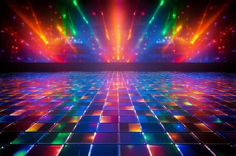 Premium Photo | Dancefloor Dazzle EDM Background photo