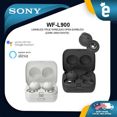 Sony Wf L900 Linkbuds True Wireless Open Earbuds Grey White Shopee