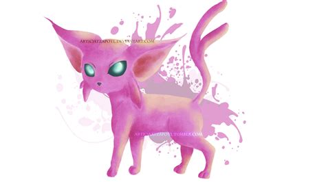 Espeon- Fan art by atzapotl on DeviantArt