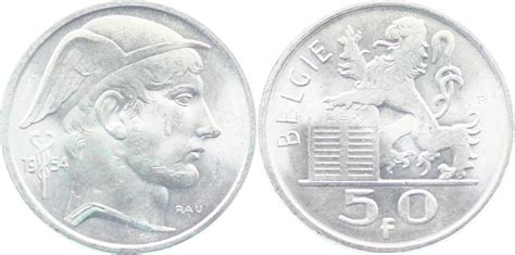 Belgien Francs Silber Baudouin I Unc Ma Shops