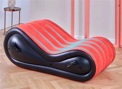 Dropshipping Inflatable Bed Sofa For Travel Beach Chaise Fold Bedroom