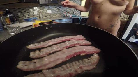 Imyourgfe Naked Bacon Nudity Naked Cooking Food Porn Video Manyvids