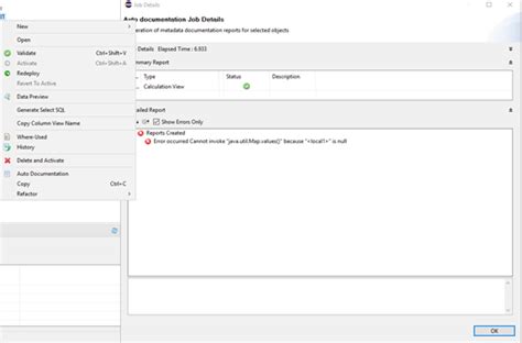 Auto Documentation For Sap Hana Calculation View E Sap Community