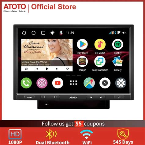 ATOTO S8 Premium 10 Inch Floating QLED Display 2 Din Android Car GPS