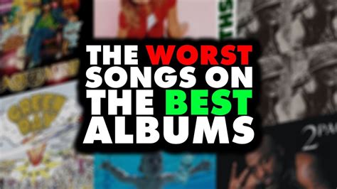 The Top 10 Bad Songs On Great Albums Youtube