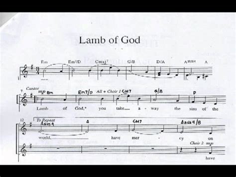 Lamb of God - from the Mass of Light by David Haas Chords - Chordify