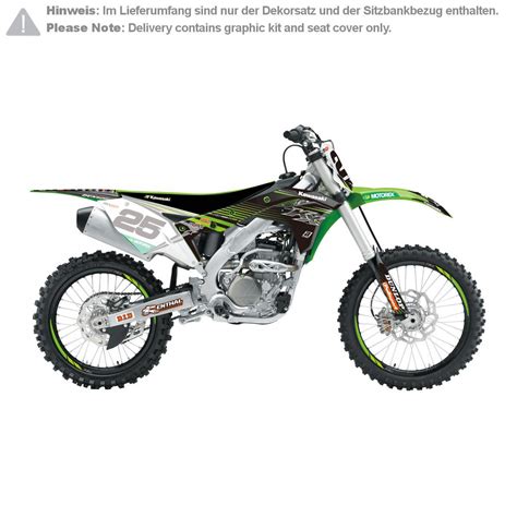 Blackbird Racing Graphic Kit With Seat Cover Replica Team Kawasaki Kx F