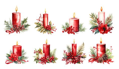 Christmas Candle Clipart Classcrown Clip Art Library