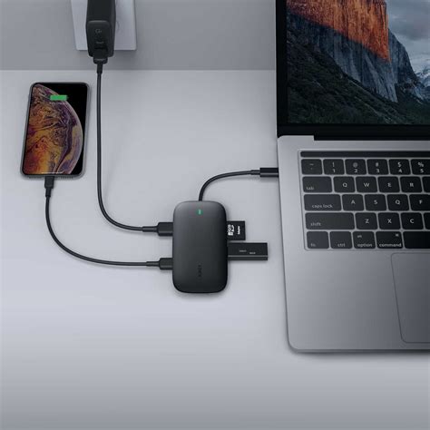 Aukey Cb C71 8 In 1 Type C 100w Pd Usb C Hub Ethernet Port 4k Hdmi