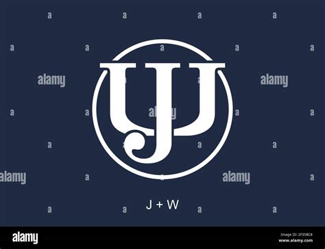 Logotipo de la letra w y j Imágenes vectoriales de stock Página 2 Alamy