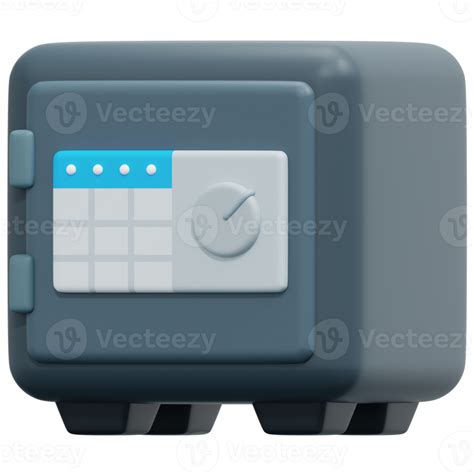 Safe Box 3d Render Icon Illustration 21616849 Png