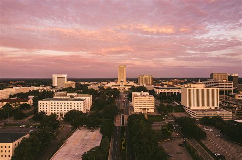 Downtown Tallahassee Sunrise At3187 Aerialtallahassee