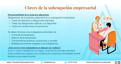 Claves legales de la Subrogación Empresarial