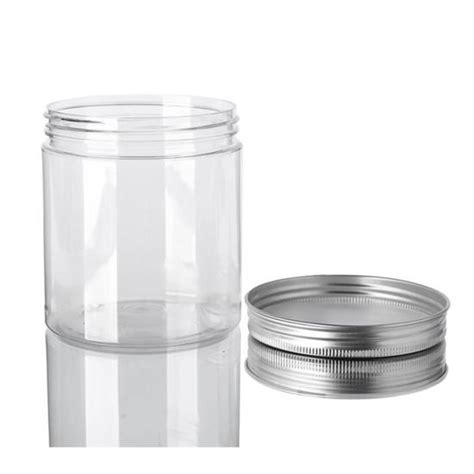 Bouteille Pots en plastique transparent vides pour cosmétiques boîte