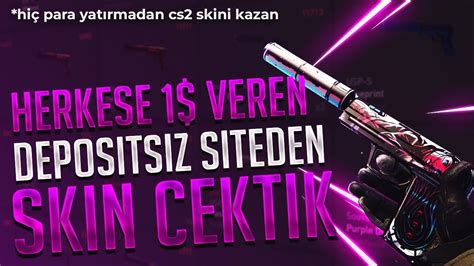 HERKESE BEDAVA 1 VEREN DEPOSİTSİZ CS GO SİTESİNDEN BEDAVA SKİN ÇEKTİK