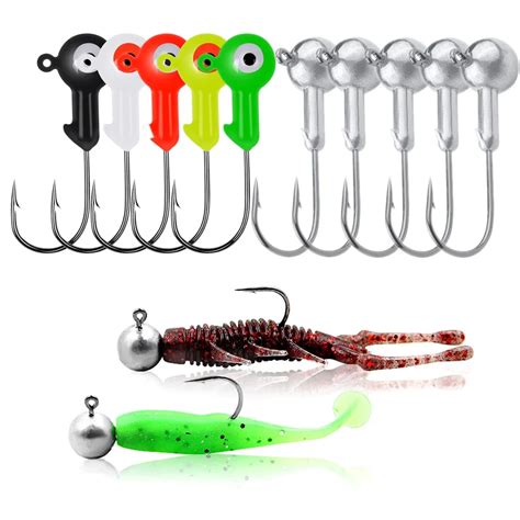 Pcs Crank Jig Head Hook G G G G G Fishing Hook Lead Head