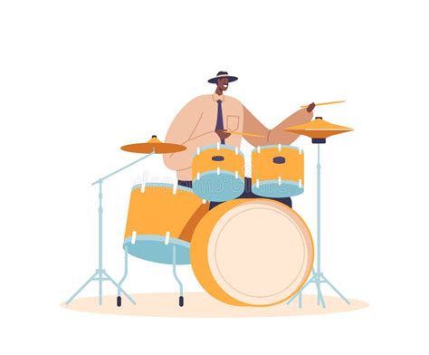 Professional Drummer Stock Illustrations 711 Professional Drummer