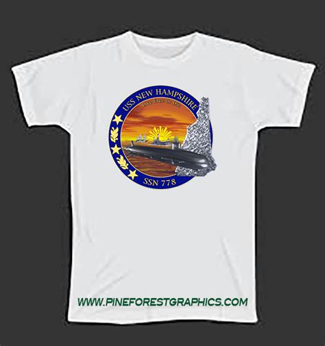 SSN-778 USS New Hampshire Submarine – Pine Forest Graphics